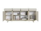 Sideboard - 200 cm - 4 doors - beige - Soft Furniture