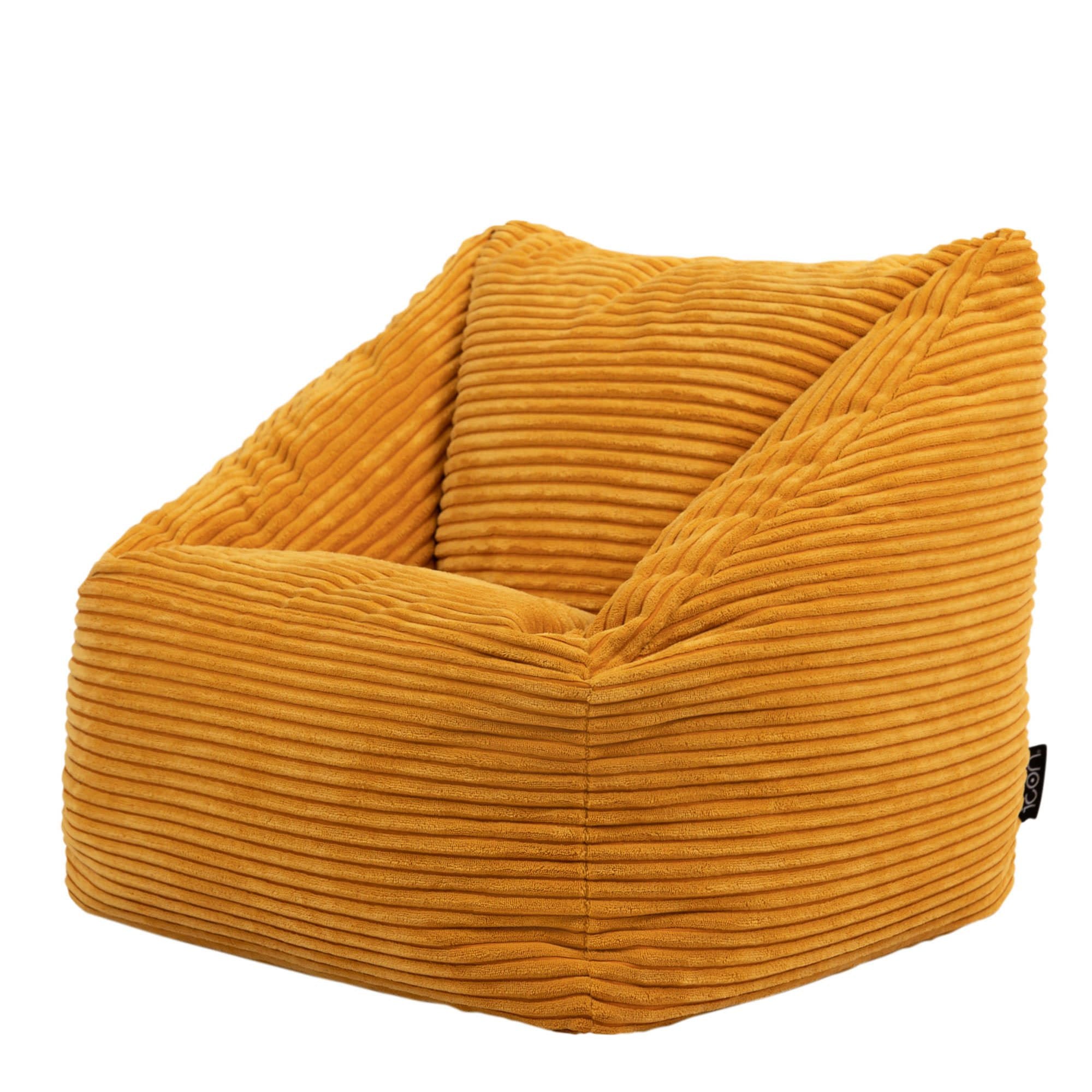 Icon corduroy children's pouf chair