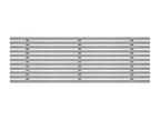 Decoepure Recycled Wood Headboard, Japanese Pallet Style, 160x46cm, Fits 150/160cm Beds - Grey Spikes