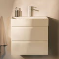 Ona SKLUM bathroom furniture set in wood and ash veneer with integrated sink