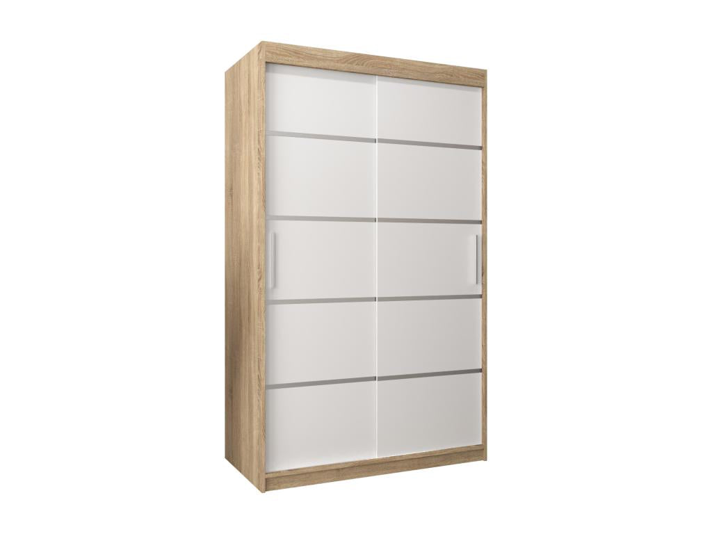 Wardrobe - Silver/Beige/White