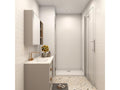 Mobiliercosy shower door 70*185cm 6mm clear tempered safety glass