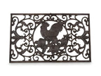 Rectangular Cast Iron Doormat, Brown, 64x39x2cm - Vintage Decor