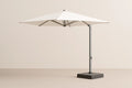 Aluminum parasol with tilting canopy, 300 cm, Cream