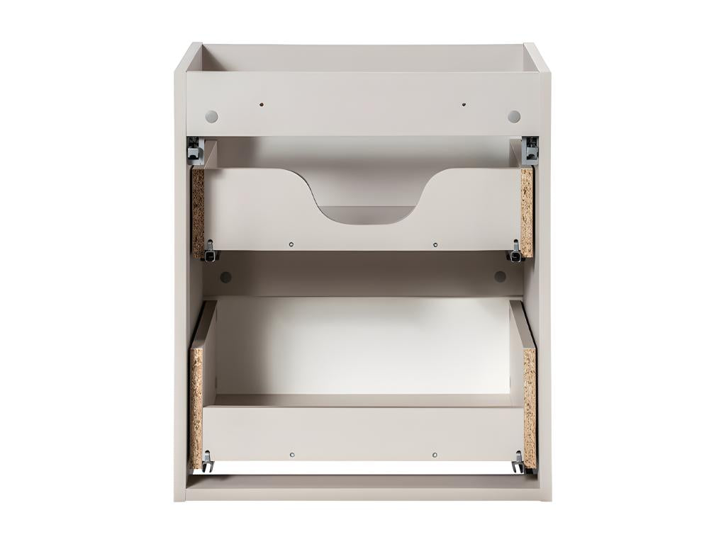 Decoepure 50cm vanity unit with 2 drawers