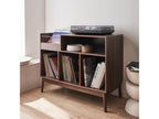 Vintage vinyl cabinet with a wood-effect finish. Nepal. L 100 * W 48 * H 81.5cm