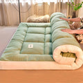 SHENJIA Thick Folding Futon Mattress, Roll-Up Japanese Tatami Mattress for Camping, Floor Sleeping, Children's Play, Durable Portable