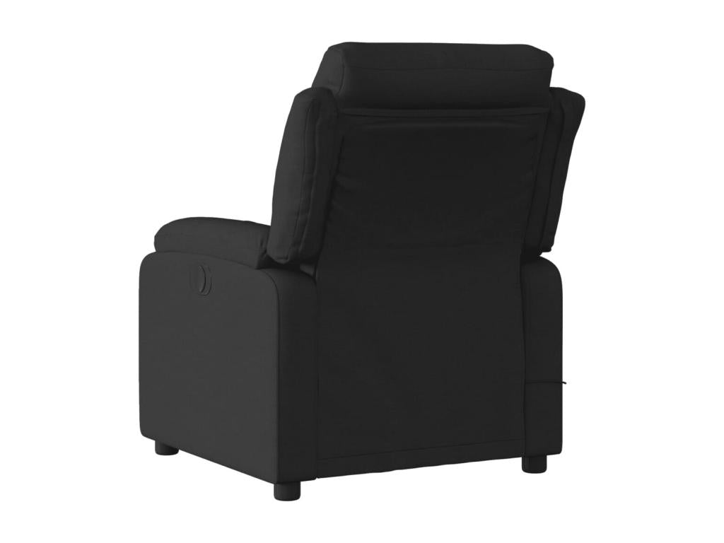 Black Fabric Reclining Massage Chair