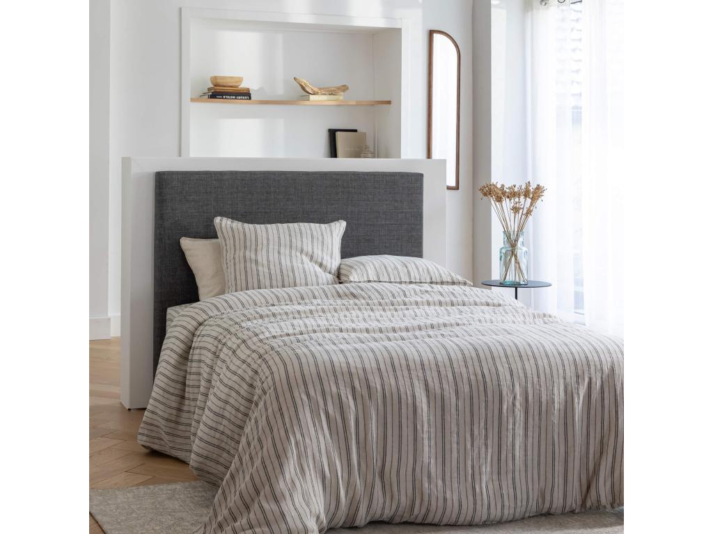 Storm grey decorative headboard 160 - Homeepure