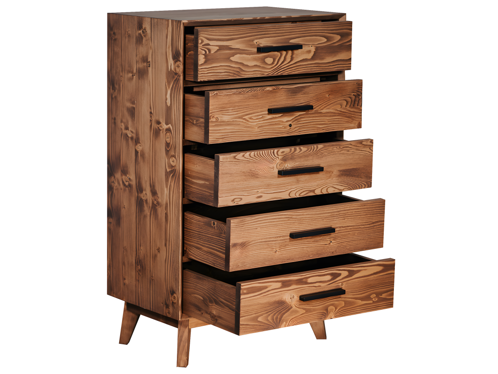 Nostalgia 5-drawer chest - Wood