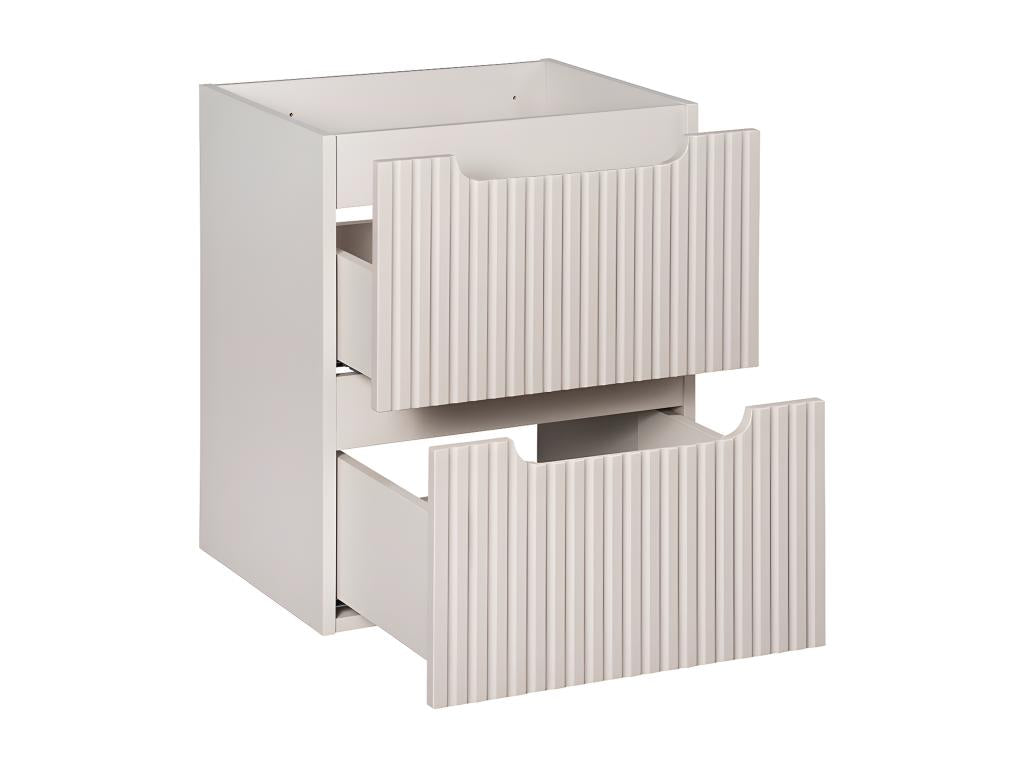 Decoepure 50cm vanity unit with 2 drawers