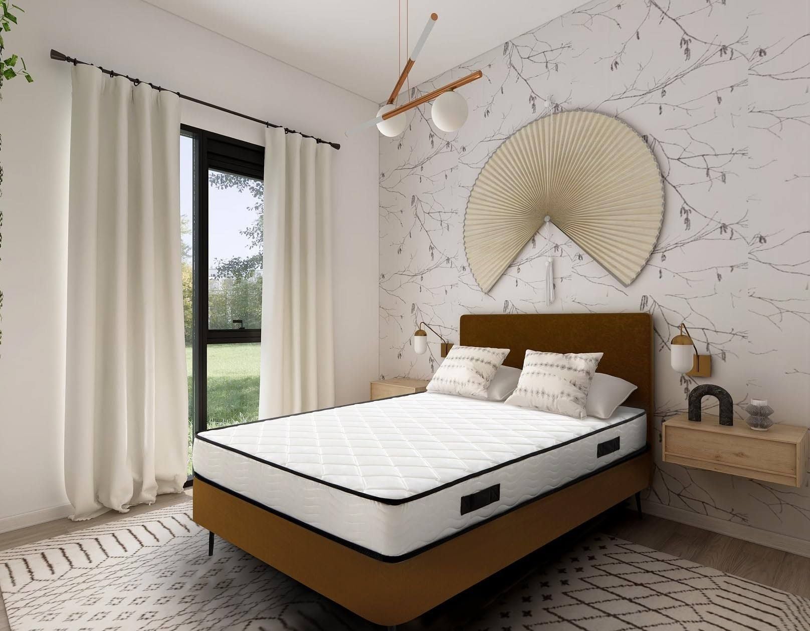Luxury Mattress 140x200 cm, 16 cm thick, Memory Foam - Multi-Density - Ultra Soft and Comfortable - High Resilience Support - Breathable