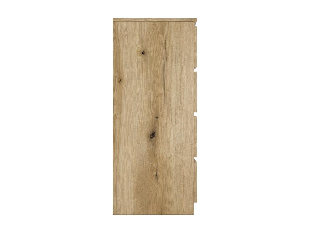 Logismaison - Large 8-drawer chest for bedroom/living room - 97x138x40 cm - Minimalist design - Storage unit - Wood look