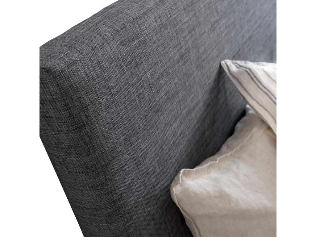 Storm grey decorative headboard 160 - Homeepure