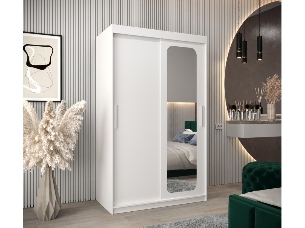 Wardrobe - Silver/White (1)