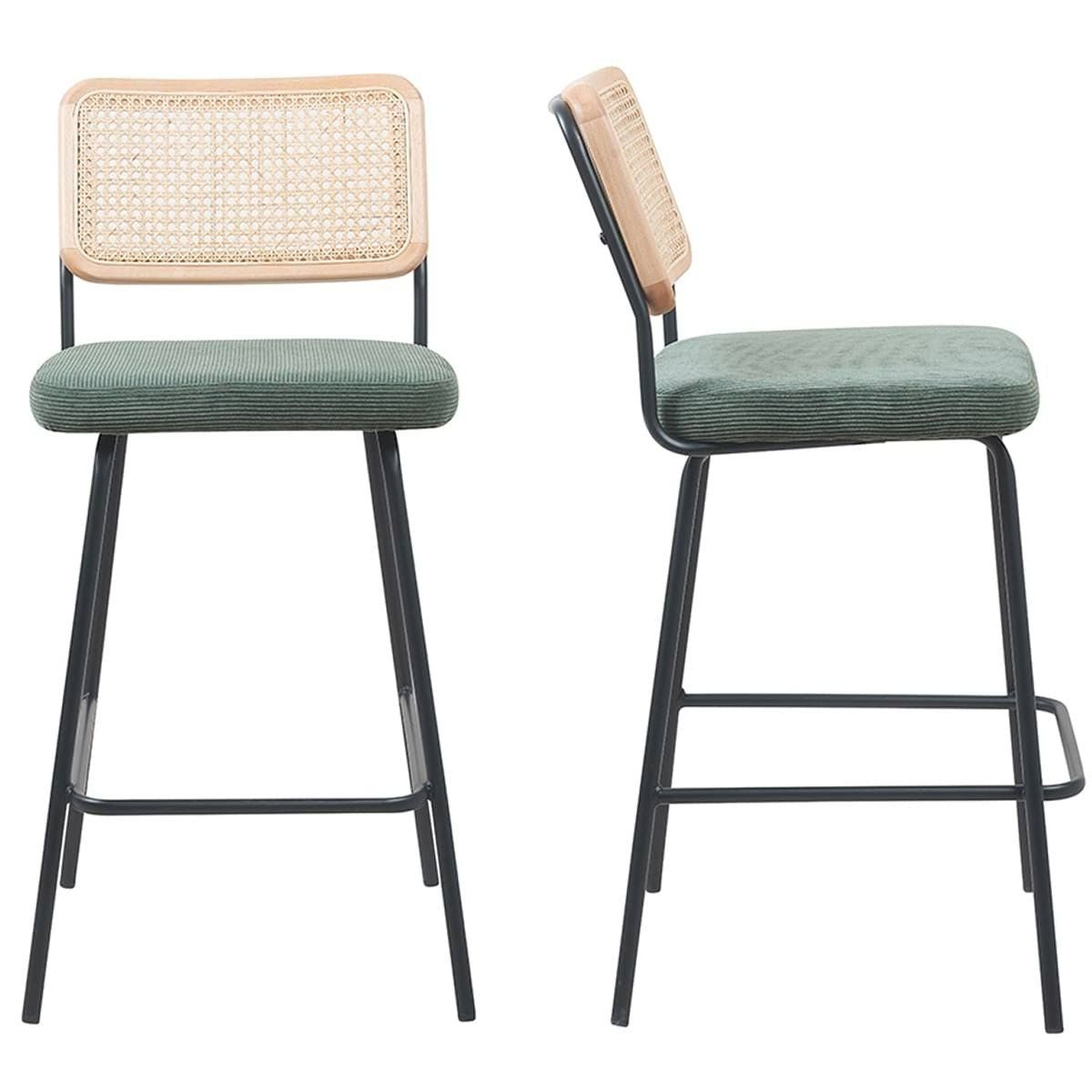 Chair Set - Green/Beige/Black