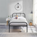 Eggree - Single Metal Bed Frame Design 90x190cm - Black