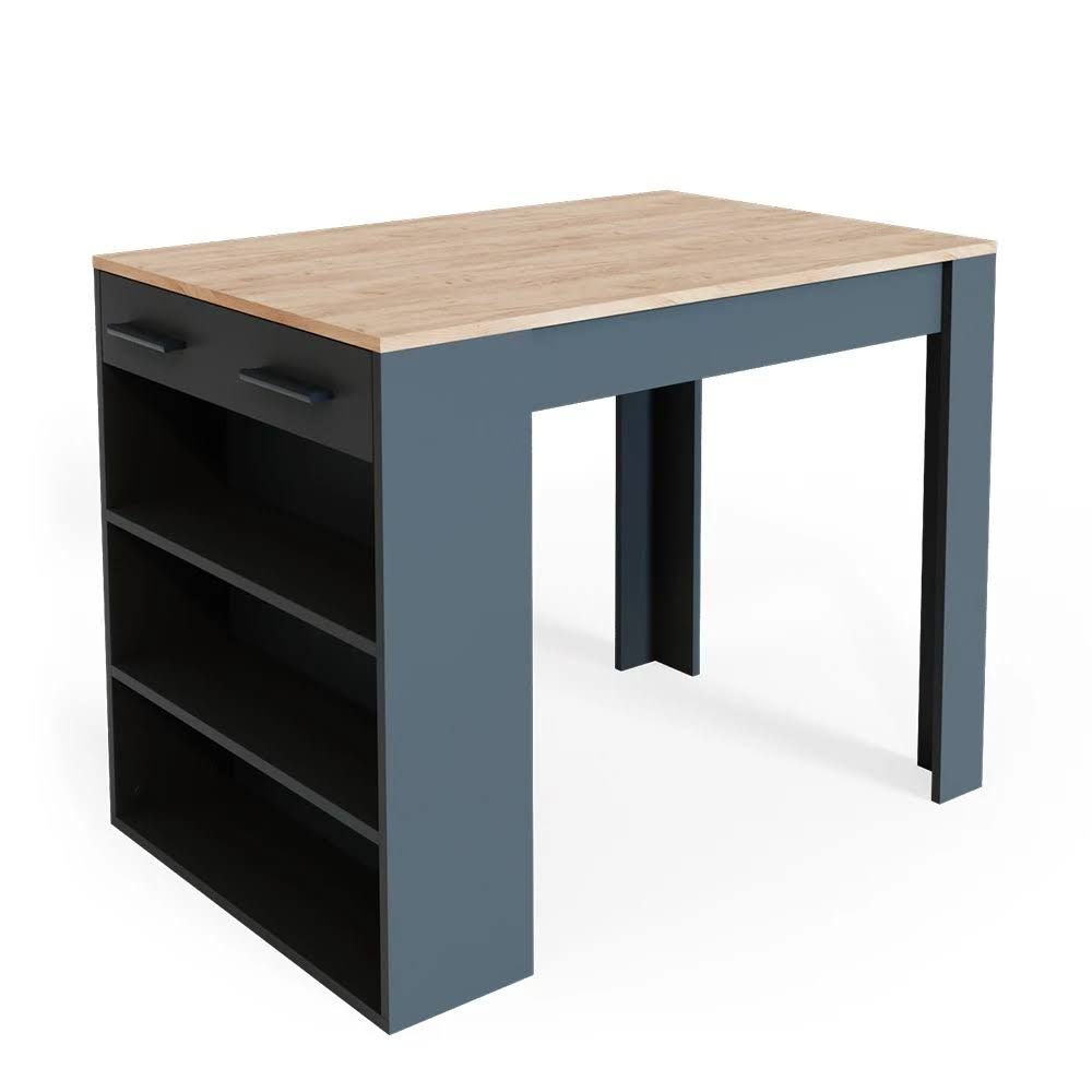 Table - Grey/Natural Wood
