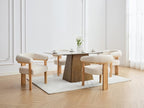 Chair Set - White/Light Natural