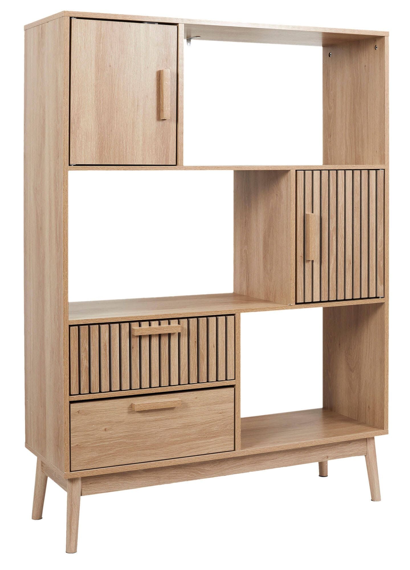 The Home Deco Factory Klaus Wooden Bookshelf