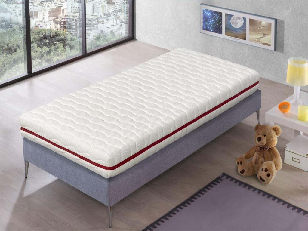 90*190 cm Children's Bed Mattress, 18 cm Thick, ZAFIR Removable Foam Cover, ideal for trundle beds, cabin beds and Montessori beds