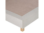 Cosy Furniture - Upholstered Bed Base 160*200 Beige Solid Wood Legs