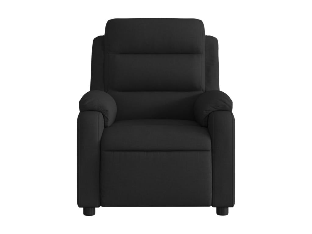 Black Fabric Reclining Massage Chair
