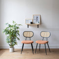 Chair Set - Black/Orange/Beige