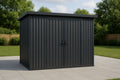 Black Steel Metal Garden Shed 5m²