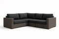 Sofa - Dark Brown/Black