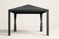 Square Aluminium Garden Gazebo with Grey Curtains 300x300 cm