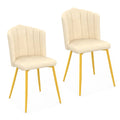 Chair Set - Beige/Gold