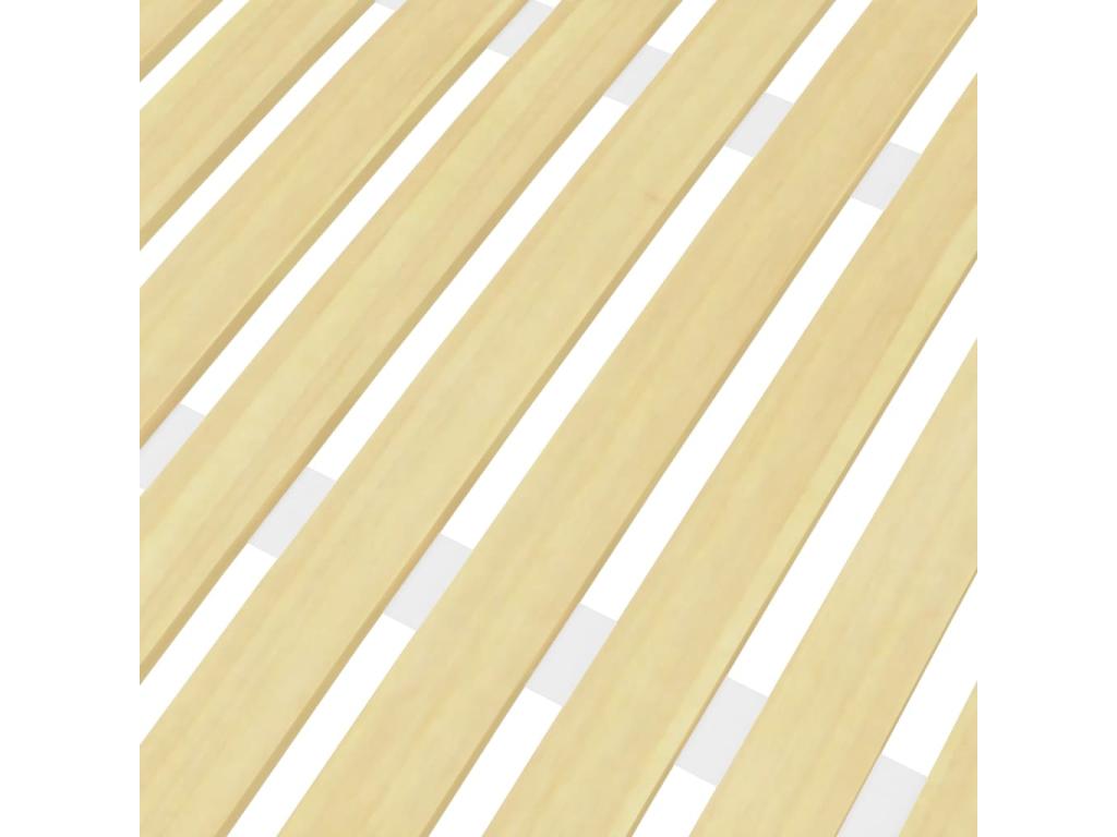 Solid poplar wood slatted bed base - Decoauthentic for peaceful nights - 90x200