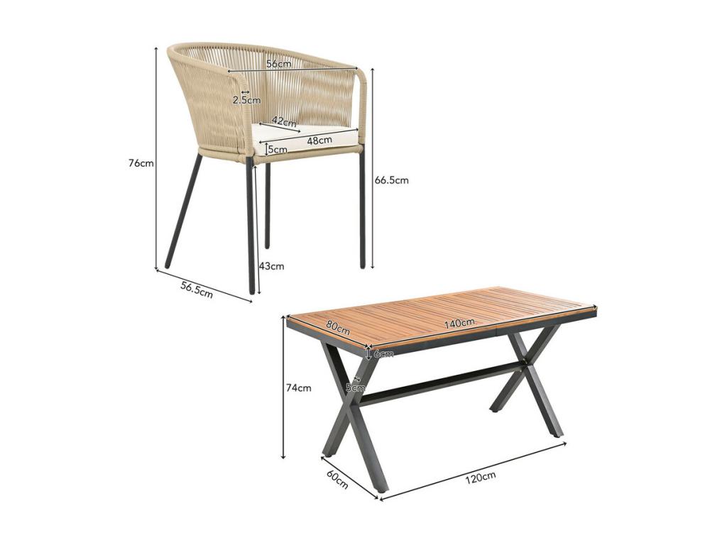 Chair Set - Beige (9)