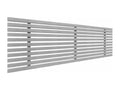 Decoepure Recycled Wood Headboard, Japanese Pallet Style, 160x46cm, Fits 150/160cm Beds - Grey Spikes