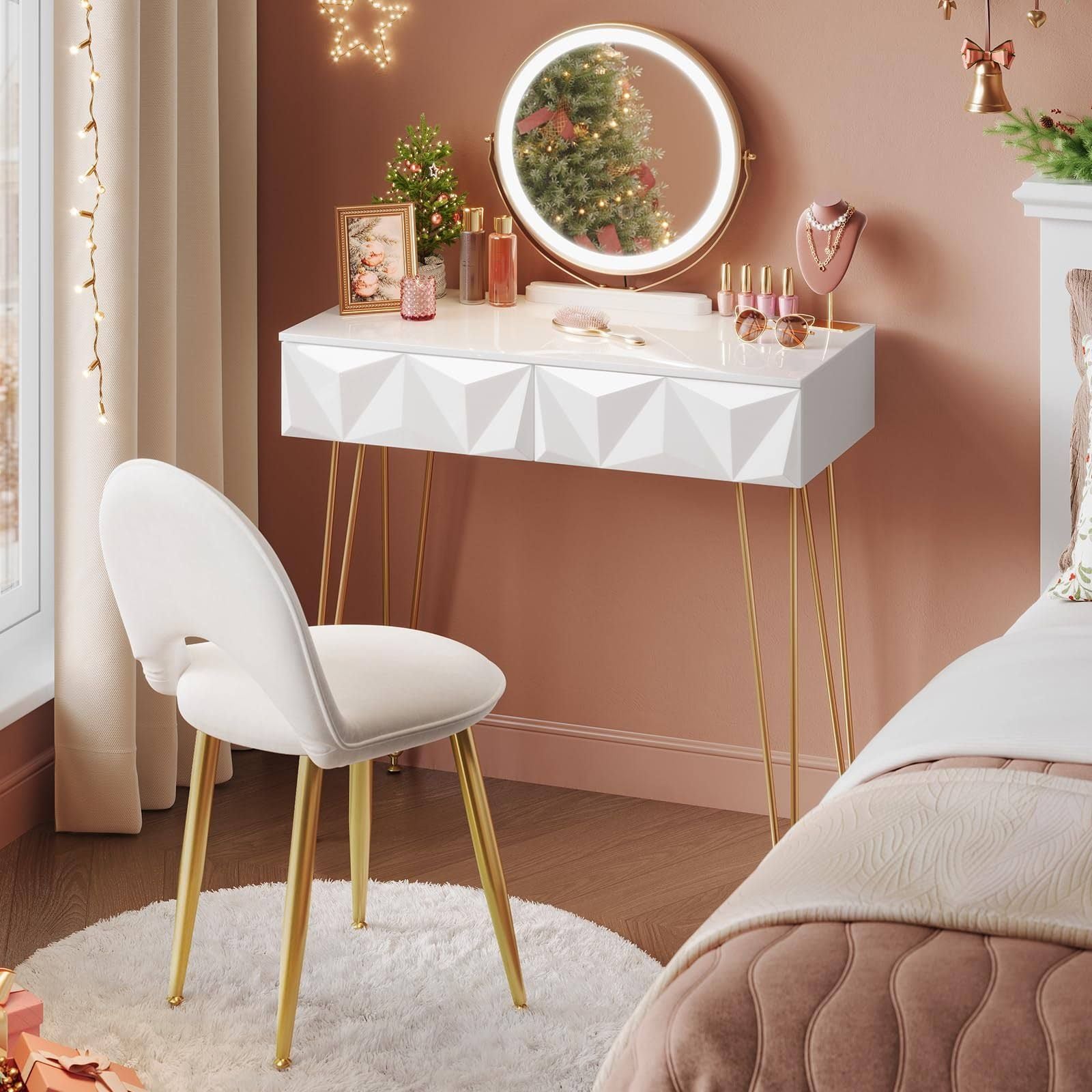 Chair Set - White/Gold