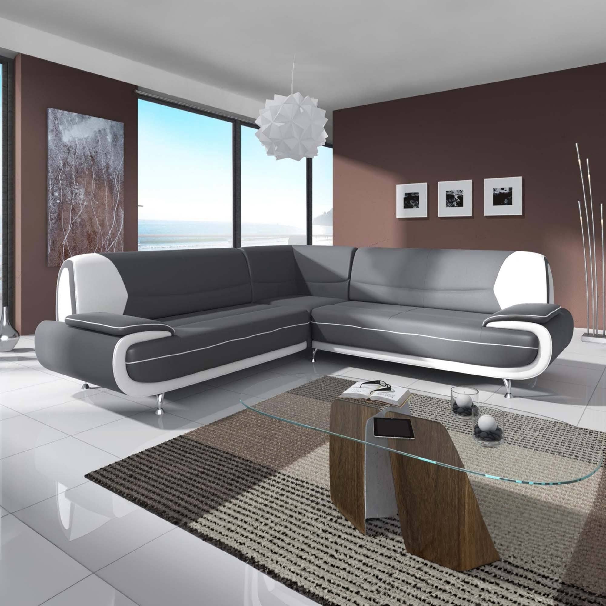 Sofa - Grey/White (1)