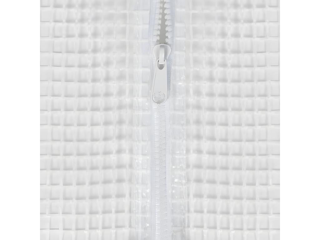 White 6m² tunnel greenhouse for market gardening, suitable for all seasons (2x3m)