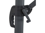 Alu Sun 4 Cantilever Garden Parasol - Rectangle - 3x4 m - Black - Decoopale base plates included