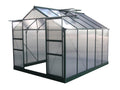 Zenmobilier polycarbonate greenhouse, Fir Green, 7.67 m²