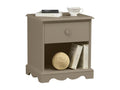 Cosy Furniture Bedside Table with 1 Drawer and 1 Niche, English Style, W 51 cm, H 56.5 cm, D 42.5 cm