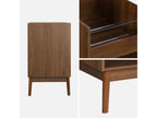 Vintage vinyl cabinet with a wood-effect finish. Nepal. L 100 * W 48 * H 81.5cm