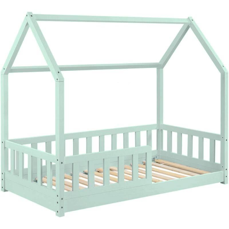 Lysende børneseng - Laiba Kids - Bosco - 90x190 cm - Grøn - Sengestel inkluderet Grön