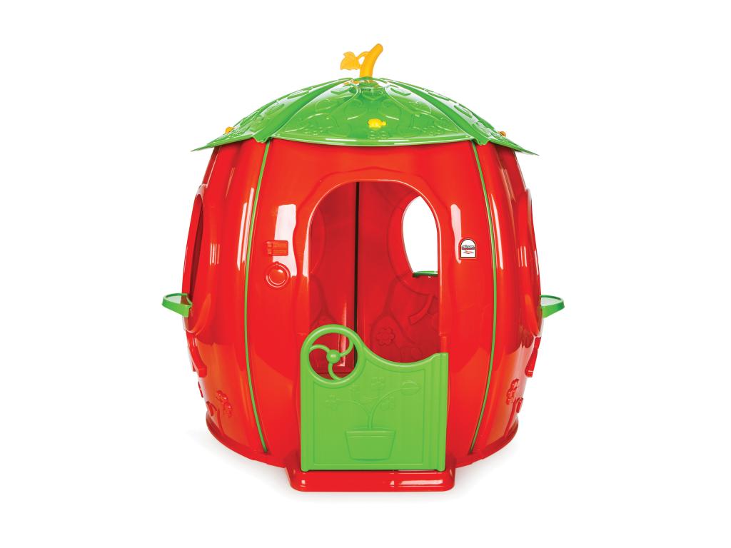 Strawberry-shaped plastic playhouse