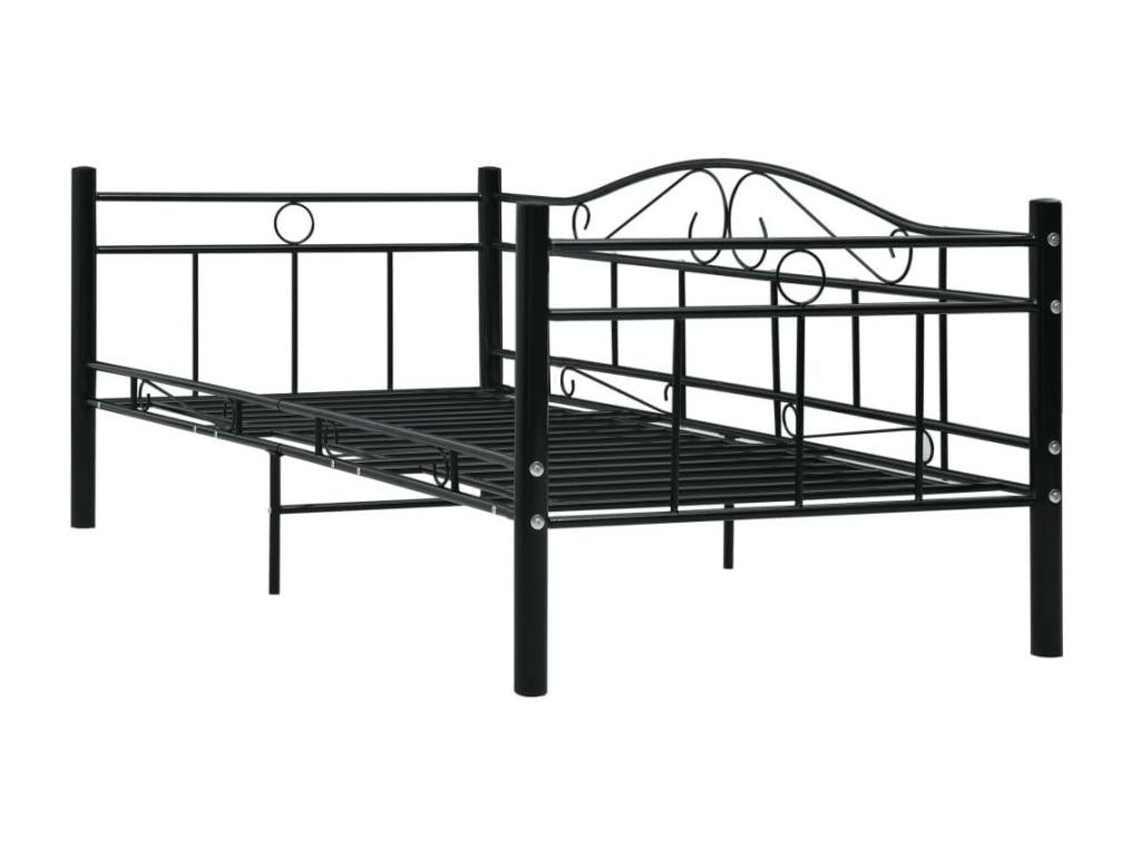 Black Metal Daybed 90*200 3