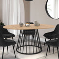 Table - Wood/Black (2)